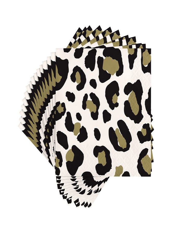 كرييتف كونفيرتينج مناديل مشروبات بنقشة جلد النمر، 16 قطعة - Image 3